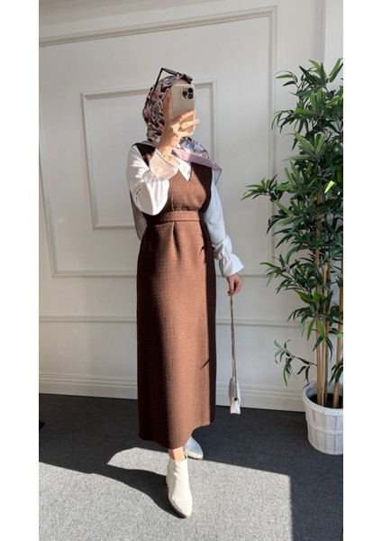 Kahverengi Tüvit Tesettür Jile fırsatları