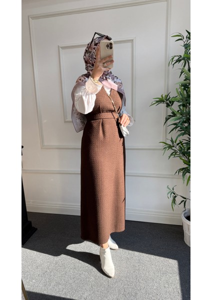 Kahverengi Tüvit Tesettür Jile indirimleri