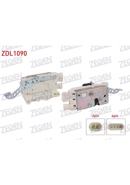 ZEGEN-ZDL1090 - Kapı Kılıdı Sol On Fıat Tempra / Tıpo