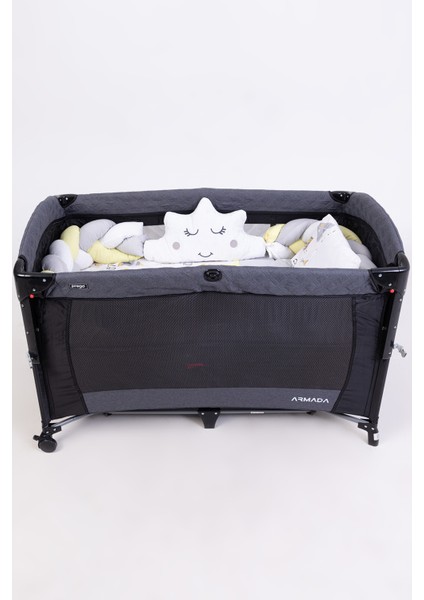 Örgülü Park Beşik Uyku Seti Ahşap Örgülü Beşik Seti Tüm Beşiklere Uygun 70X110 70X120 70X130 60X120 fiyatları