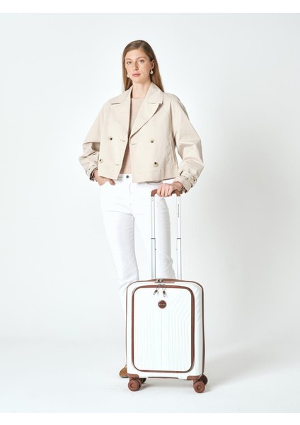 Trolley Valiz Beyaz Kabin Boy 14BNT8010-03-BY modelleri