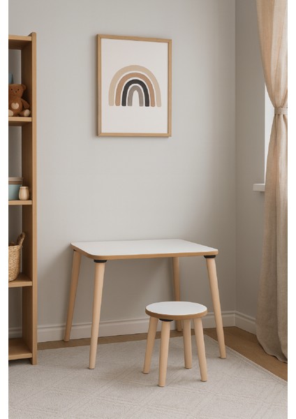 Çocuk Aktivite Masası, Etkinlik Masası, Çocuk Düz Çalışma Masası- Sandalye Takımı Yaz- Sil Yüzey fırsatları