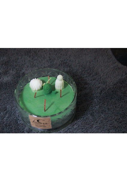 Çam Kokulu Dekoratif Mum (%100 Soya Wax,handmade)