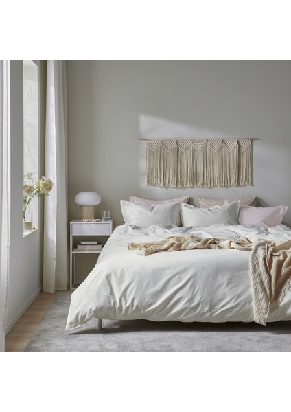 Çift kişilik nevresim seti, beyaz, 240x220/50x60 cm fiyatları