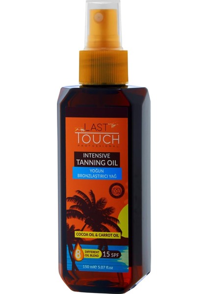 Touch Kusursuz Yoğun Bronzlaştırıcı Yağ 150 ml (8 Farklı Doğal Yağ)