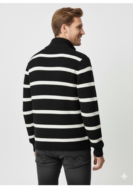 Erkek Fermuarlı Kazak 218 modelleri