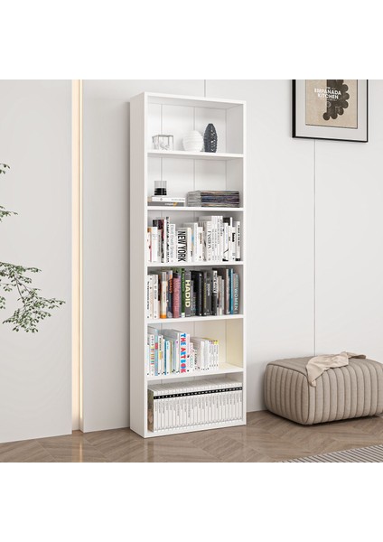 Adel 5 Raflı Kitaplık - Beyaz fiyatları