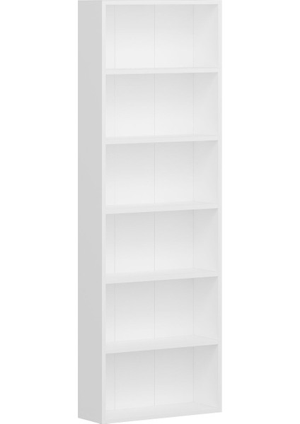 Adel 5 Raflı Kitaplık - Beyaz indirimleri