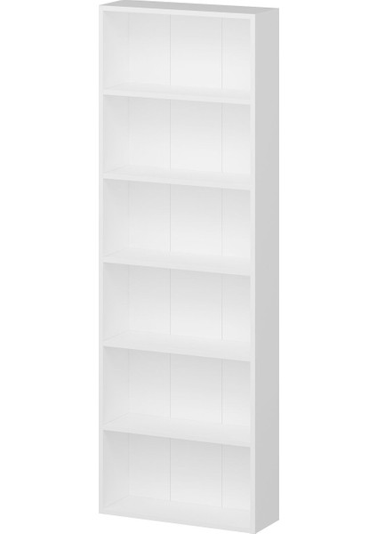 Adel 5 Raflı Kitaplık - Beyaz