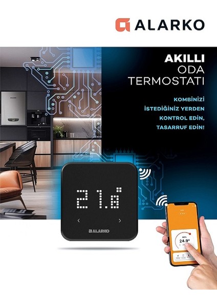 By Cosa Wi-Fi Erişimli Akıllı Kombi Termostadı
