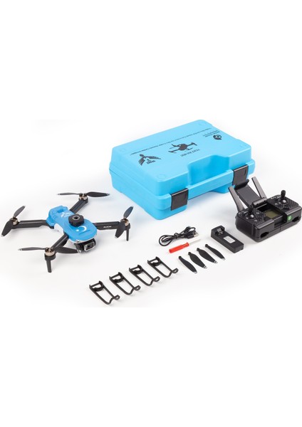 Heki Skymaster Fırçasız Motor, Çift Kameralı Engel Sensörlü Hobi Dronu (Mavi, 2 Bataryalı) fiyatları