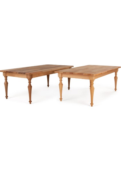 Klasiko Masif Kayın Ahşap Tasarım Sehpa fırsatları