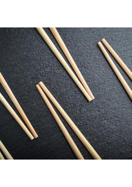 Çok Kullanımlık Bambu Sade Ahşap Chopstick | Tekrar Kullanılabilir ve Yıkanabilir Bambu Chopstick | Kore Çin Japon Yemek Çubukları | 22,5 cm modelleri