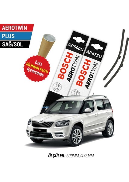 Skoda Yeti 2012 Model Silecek Takımı Ön Bosch Aerotwin Plus