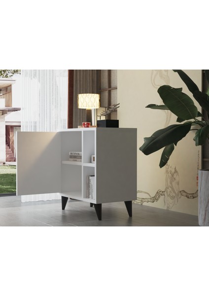 Raflı Komodin Modern Dekoratif Çok Amaçlı modelleri