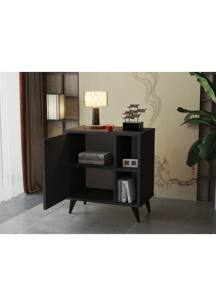Raflı Komodin Modern Dekoratif Çok Amaçlı fiyatları