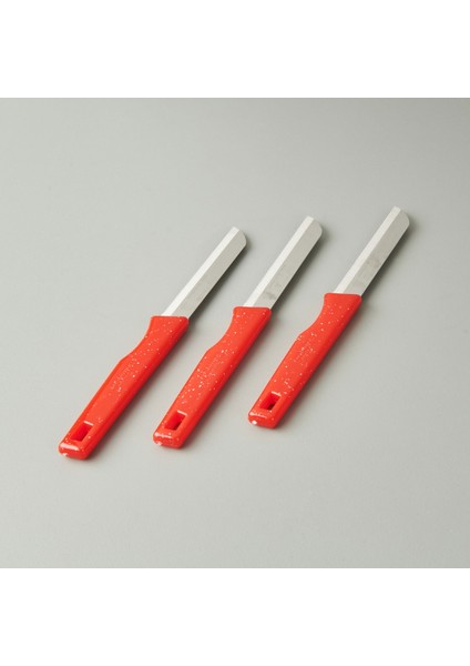 3'lü Simli Meyve Bıçağı - Asorti - 18 cm fiyatları