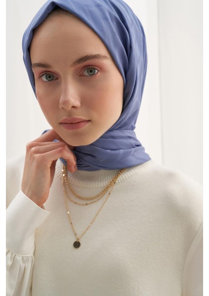 Baklava Desen Pamuk Ipek Şal Kot Mavi fiyatları