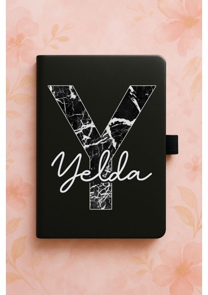 Kişiye Özel Isim Ad Yazılı Tarihsiz Termo Defter - Y Harfi