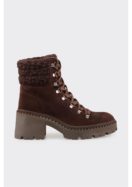 Kahve Deri Kadın Günlük Bot