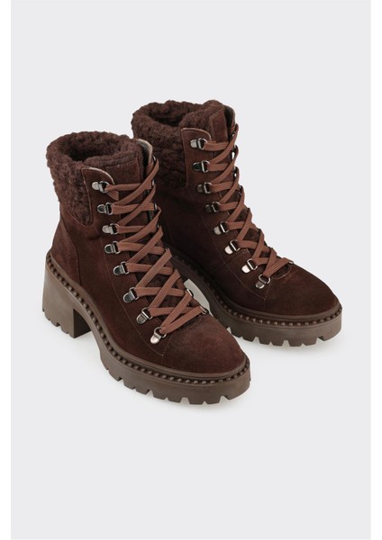 Kahve Deri Kadın Günlük Bot fiyatları