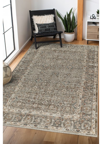 Flora FL005 Çok Renkli Hav Toz Vermez Salon Mutfak Koridor Oturma Odası Yolluk Halı Makine Halısı