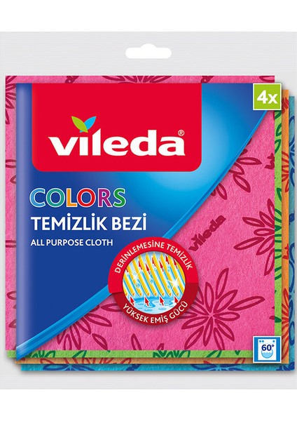 2 Adet Colors Temizlik Bezi 4'lü fiyatları