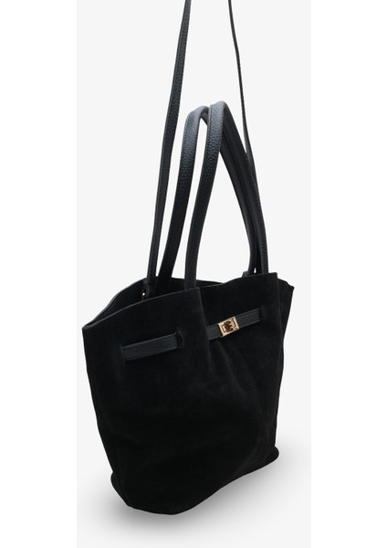 Mira Kadın Günlük Çanta - Siyah Süet fiyatları