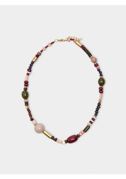 Boncuklu Kısa Kolye