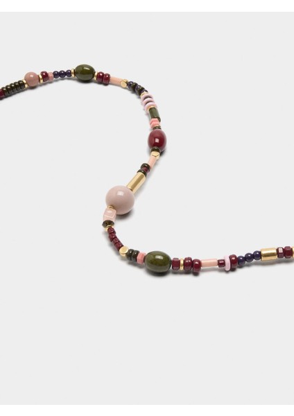 Boncuklu Kısa Kolye fiyatları