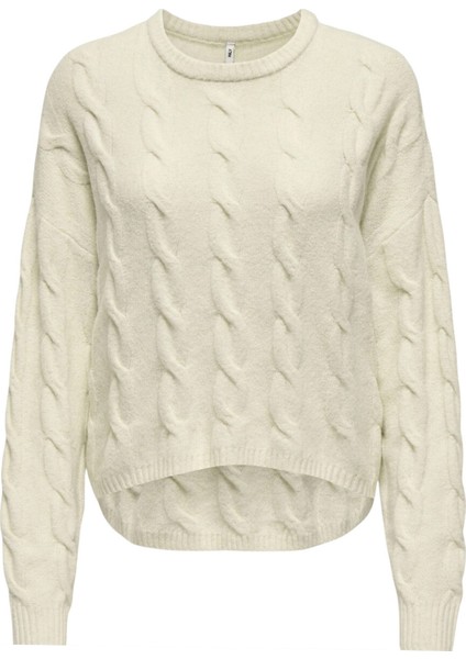 Onljeanett Regular Fit Bisiklet Yaka Örme Kazak Bayan Kazak 15350361