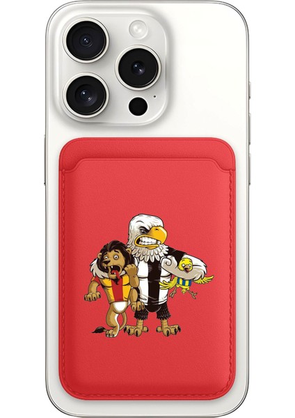 iPhone 11 12 13 14 15 16 17 Pro Max Plus Air Magsafe Mıknatıslı Kırmızı Kartlık Siyah Beyazım