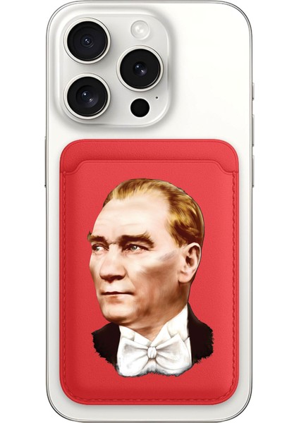 iPhone 11 12 13 14 15 16 17 Pro Max Plus Air Magsafe Mıknatıslı Kırmızı Kartlık Atam