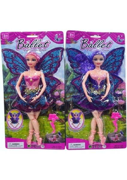 29 cm Eklemli Kanatlı Balerin Bebek 7148