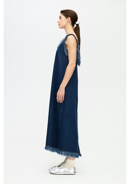 Denim Askılı Elbise fiyatları