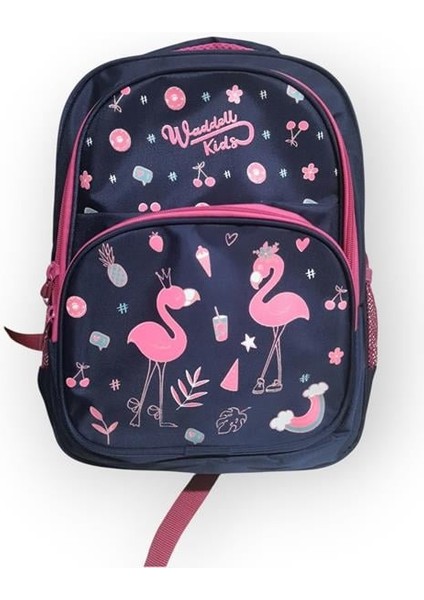 Waddlel Kıds Oval Flamingo Beslenme Hediyeli Ilkokul Çantası fiyatları