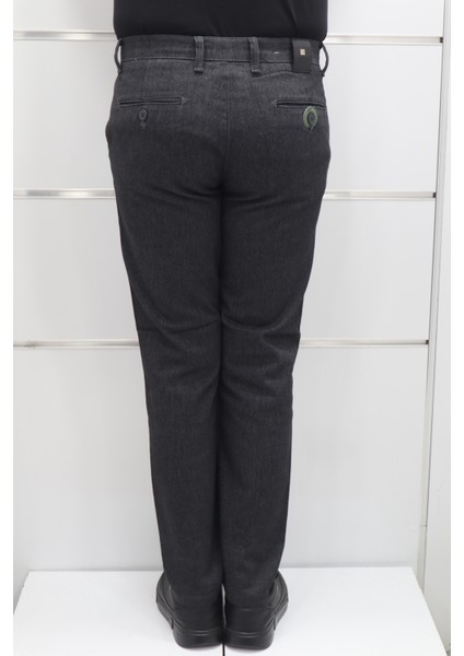 Fistan Store Erkek Çizgili Normal Bel Dar Kalıp Dar Paça Kışlık Keten Pantolon fırsatları