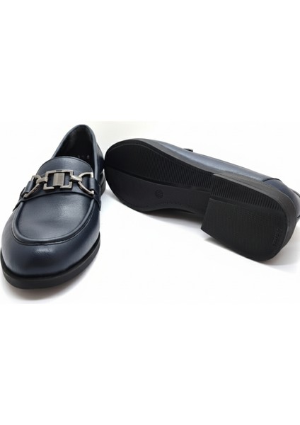 Hakiki Deri Loafer Kadın Ayakkabısı 25KWSCL2534 fırsatları