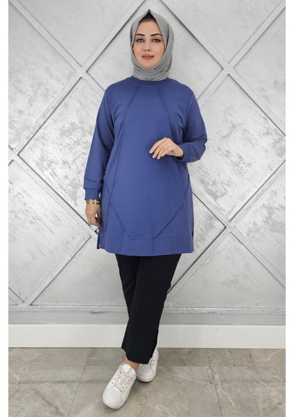 Kadın Kolye Detaylı Tesettür Tunik modelleri
