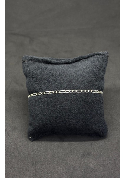 Gümüş Ince Frigo Zincir Bileklik