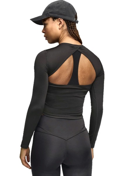 W Green Terrains Long Sleeve Kadın Siyah Koşu Tişört modelleri