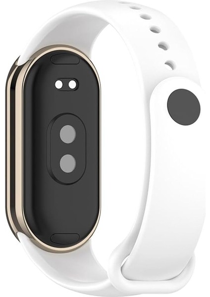 Xiaomi Smart Band 10/9/8 Uyumlu Silikon Kordon Mi Band 10/9/8 Esnek Spor Klasik Kayış