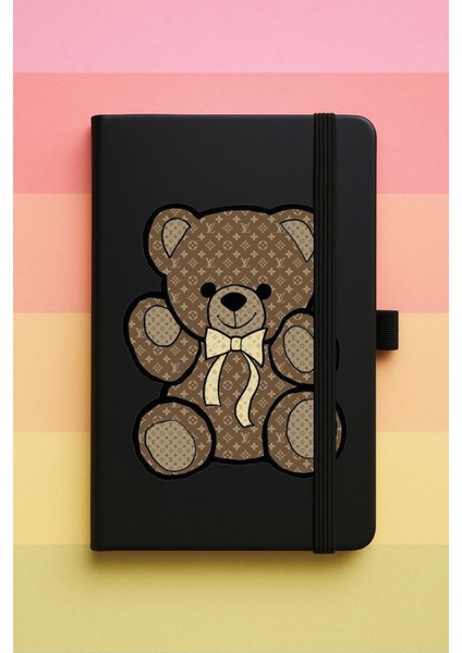 Lvteddy Baskılı Tarihsiz Yuvarlak Köşeli Desenli Uv Termo Defter