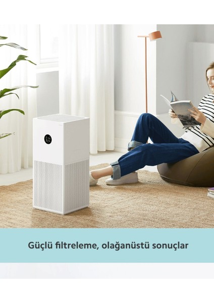 Yenii Akıllı Hava Temizleyici - 3 Katmanlı Hepa Filtre, 48 M² Alan Etki ve Ultra Sessiz Çalışma