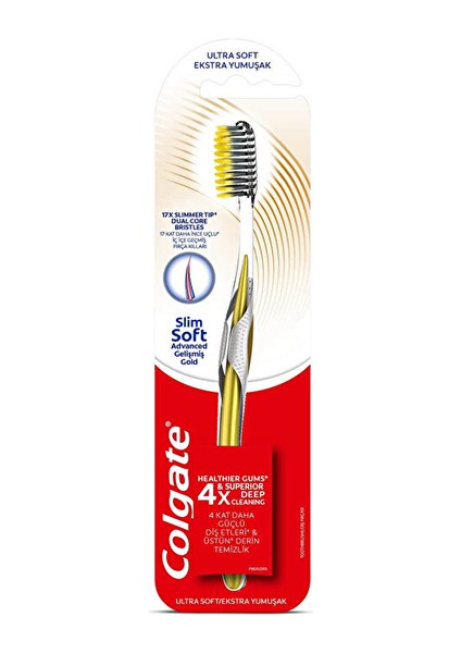 3 Adet Colgate Diş Fırçası Mikro Ince Advanced Gold