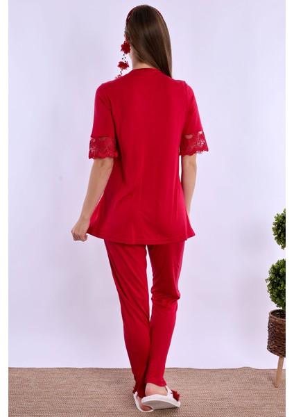 Vişne Hamile Lohusa Pijama Takımı fırsatları