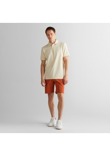 Erkek Beyaz Regular Fit Polo modelleri