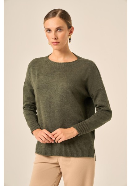 Kadın Şardon Kazak Haki 25215 fiyatları