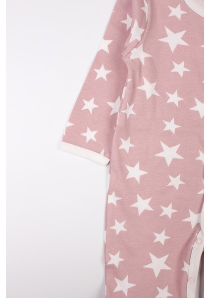 Yıldız Desenli Bebek Tulumu Patikli Şapkalı Bebek Tulumu modelleri