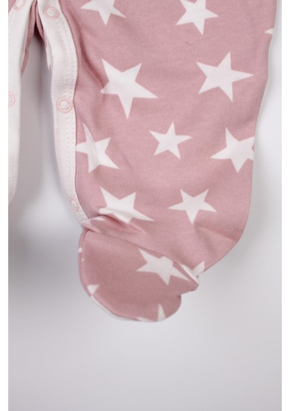 Yıldız Desenli Bebek Tulumu Patikli Şapkalı Bebek Tulumu fırsatları